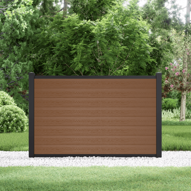 4ft tall composite fence panel display image