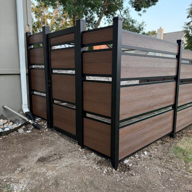 Triple Semi-Private Composite Fence In St Louis